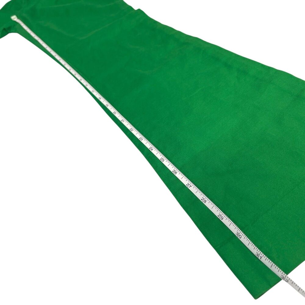 Gap 0R Green Vibrant Stretch 100% Cotton Fitted Modern Boot Pants - Picture 7 of 11